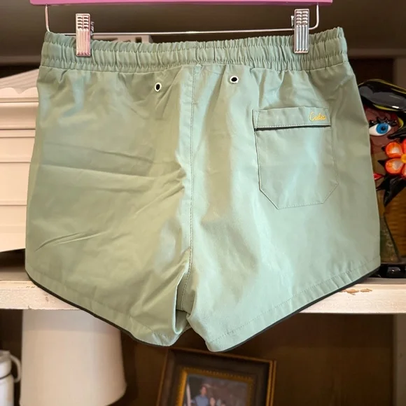 Cadets Men’s Cabana Swim Shorts in Green SZ XS NWT - Picture 2 of 3
